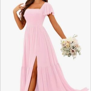 Pink Bridesmaid Dress